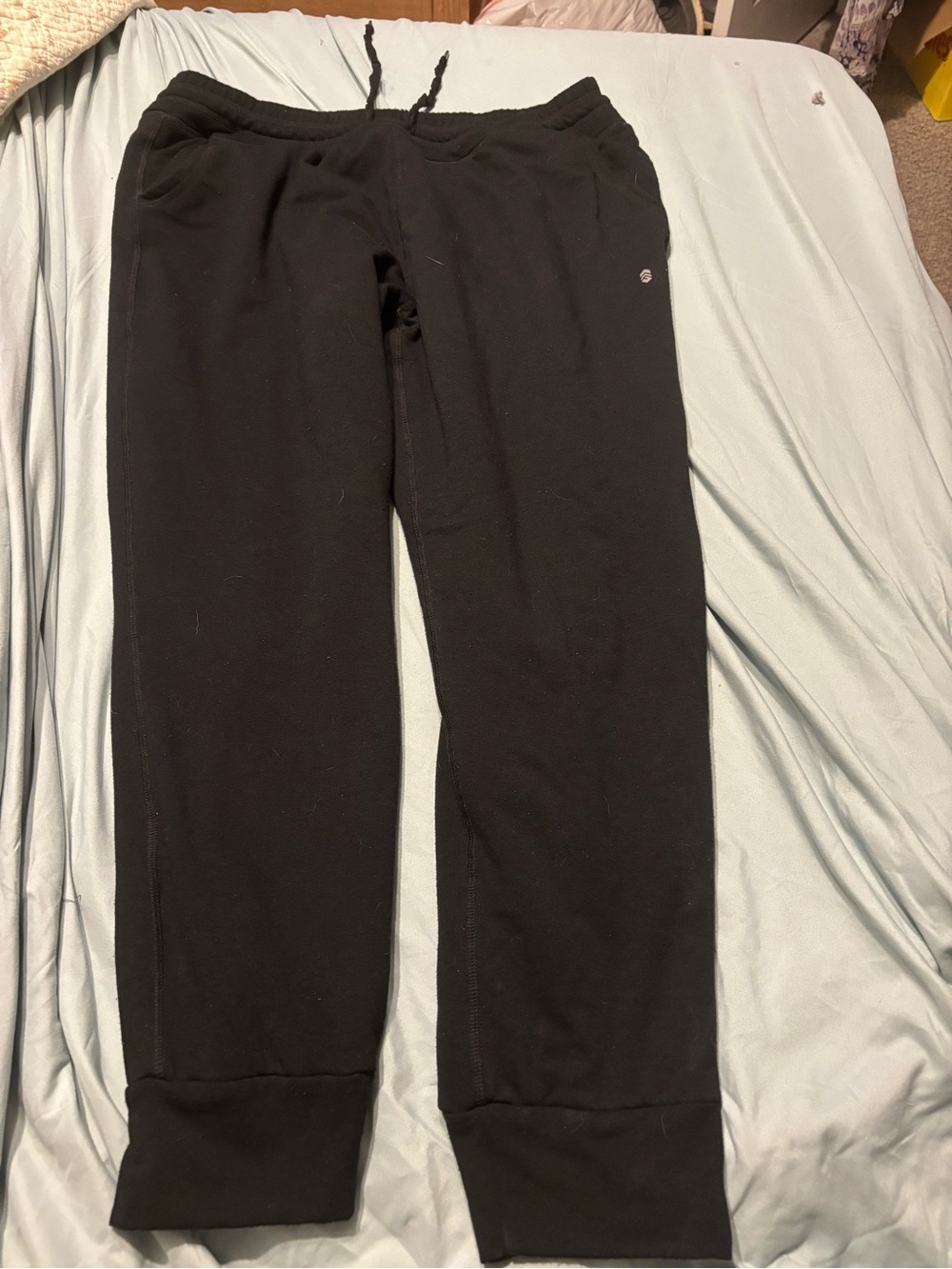 Free Country Black Drawstring Sweatpants XL